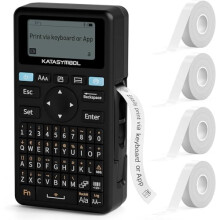 SUPVAN E11 Label Maker Machine with Tape, Support Keyboard & App with