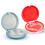 2 Pack Magnetic Orthodontic Dental Retainer Case Denture Box Case for 1