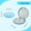 2 Pack Magnetic Orthodontic Dental Retainer Case Denture Box Case for 2