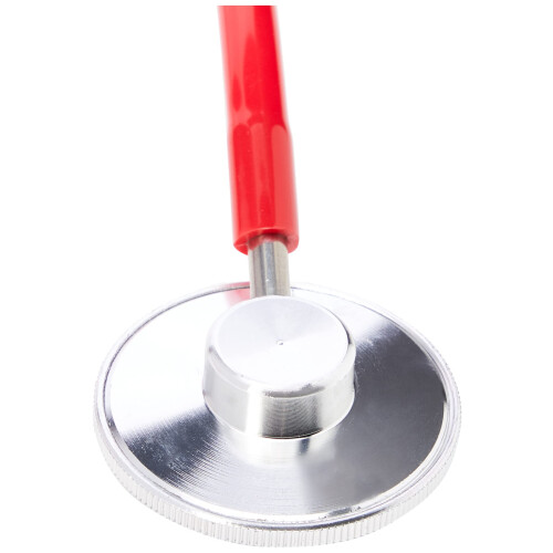 Timesco TD1-13-105 Timesco TD113105 Ruby Single Head Stethoscope, Red 2