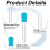 Liquid Droppers, 4 Pcs 5ml Silicone Liquid Droppers, Silicone and 3