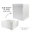 Culpitt 16" Cake Box Extension for 10" Box, 16" Tall 4-Sided Solid 2