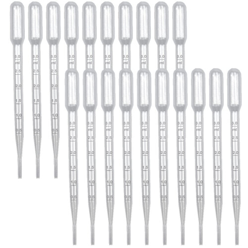 20 Pcs Transfer Pipettes 3ml Disposable Dropper for Transferring | qua