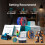 SUNLU PLA+ Filament Mini Pack, 1.75mm PLA Plus 3D Printer Filament 6