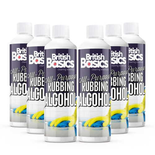 BritishBasics Purpose Rubbing Alcohol, Isopropyl, 6 Pack (500ml) | qua