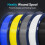 SUNLU PLA+ Filament Mini Pack, 1.75mm PLA Plus 3D Printer Filament 4