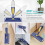 Spray Mops for Cleaning Floors, TRAV-ROUND Microfiber Flat Floor Mop 2