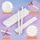 12 Pcs Cake Dowel Rods, 9.5in Plastic Reusable Cake Support Rod, Cake 3