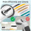 Embossing Label Maker Machine with Tapes, 2024 Upgrade Version Mini 5