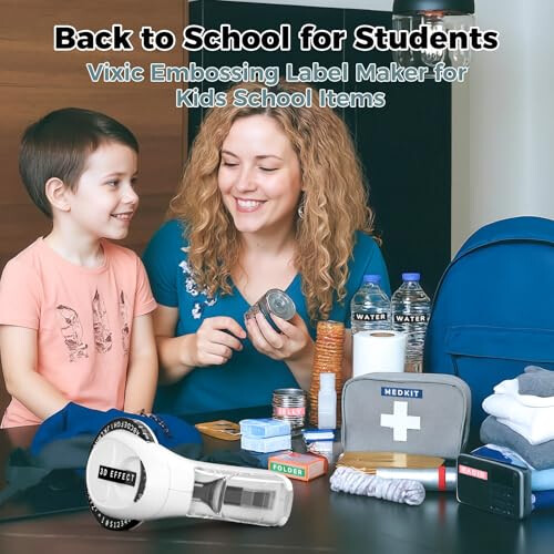 Embossing Label Maker Machine with Tapes, 2024 Upgrade Version Mini 1