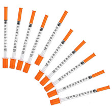 10 Pack 1ml Microfine Measuring Syringe With Needle Individually | qua
