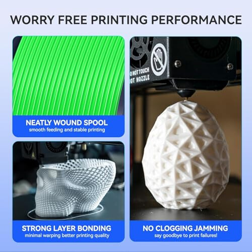 JAYO PLA Filament 1.75 mm, PLA 3D Printer Filament, Dimensional | qual 2