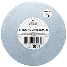 Culpitt Select 8" Cake Boards, Round, 12mm Thick Lightweight Cake