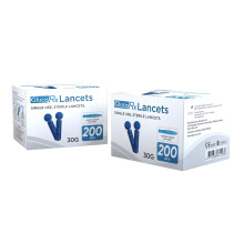 GlucoRx Sterile Lancets (30g), 200 Pack