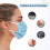 NATON 50Pack Surgical Masks,3 Layer Disposable Face Masks|Mask with 6