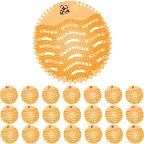 Urinal Screens Deodorizer,20 Packs Anti Splash Urinal Cake Mats | qual