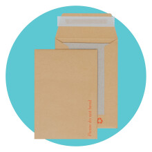 Triplast 10 x A6 C6 Manilla Hard Board Back Envelopes (162x114mm) -