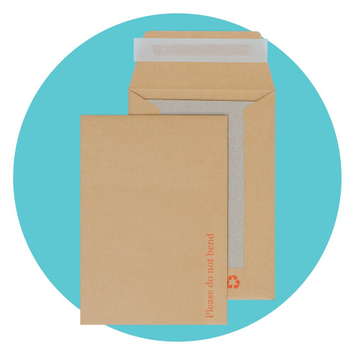 Triplast 10 x A6 C6 Manilla Hard Board Back Envelopes (162x114mm) -