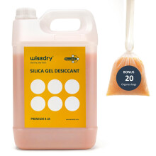 wisedry Silica Gel Desiccant Beads Bulk Reusable with Color | refined