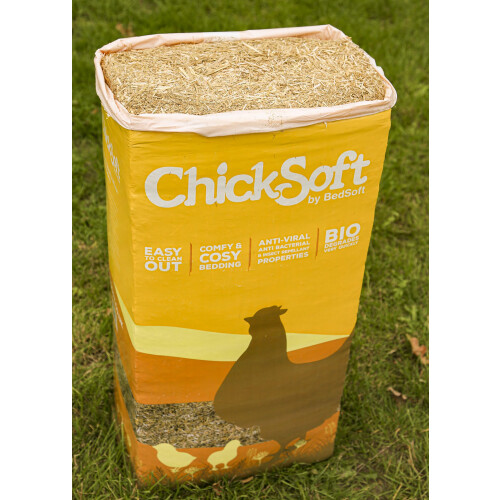 Chicksoft by Bedsoft Poultry Bedding - 16KG quality wheat straw, low