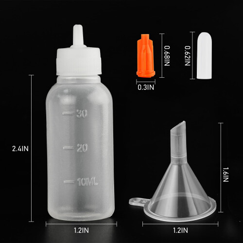 Needle Bottle Applicator, 30Millilitres Needle Tip Glue Bottle | quali 2