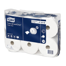 Tork SmartOne Toilet Roll White T8, Advanced, 2-Ply, 6 x 1150 Sheets,