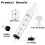 10 Pack 10ml Plastic Syringe without Needle, Sterile Syringe for | qua 2