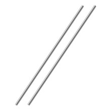 OFFCUP Stainless Steel Round Rods, 2pcs Round Steel Metal Rods, 5mm x
