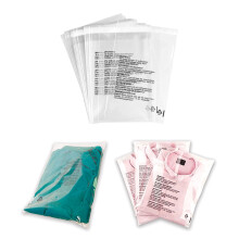 G4Goods 100 Pcs Clear Plastic Self Seal Garment Clothing Bags 10" x 14" - Convenient and Durable Clear Bags for Clothing, Ideal for Packaging, Shippi
