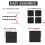 Large 60cm x 60cm Black Interlocking Caravan Awning Floor Mat Camping 4