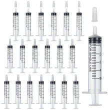 20 Pack 5ml Syringe with Cap, Colostrum Syringe without Needle | quali