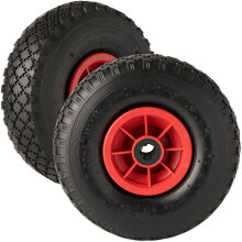 Keypak 2 x 10" Pneumatic Tyre 3.00-4, Pack of 2 Replacement Wheels