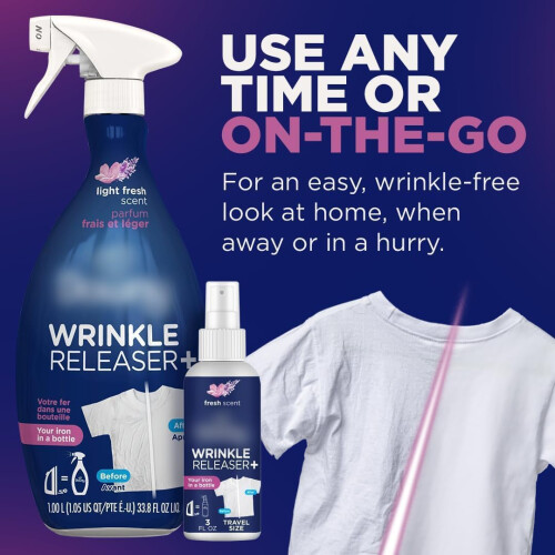 Downy Wrinkle Release Spray - Instant Crease Release & Static | qualit 1