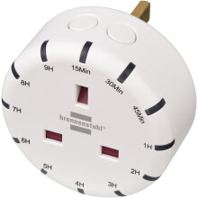 Brennenstuhl Digital Countdown Timer Plug Socket with LED Display -