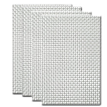 304 Stainless Steel Mesh Sheet, 4 Packs Wire Mesh Panels 20 Mesh,