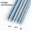 M8 Fully Threaded Rods & Studs, Threaded Bars, Blue Zinc Threads Rods 3