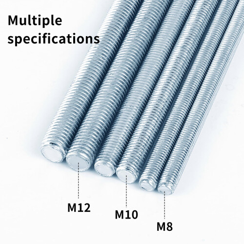 M8 Fully Threaded Rods & Studs, Threaded Bars, Blue Zinc Threads Rods 2