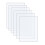 Langaelex 6 Pieces Clear Acrylic Perspex Sheets A3 (420 x 297 mm), 1 1