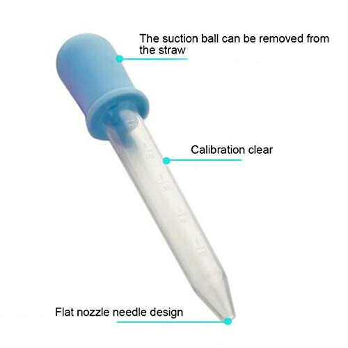 Silicone Liquid Droppers, 8 Pcs Clear Plastic Droppers Pipettes Bulb 2