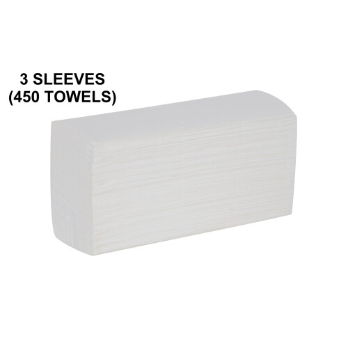 Interfold Z-Fold Paper Hand Towels | White | 2-Ply | CarebyMail | qual 2