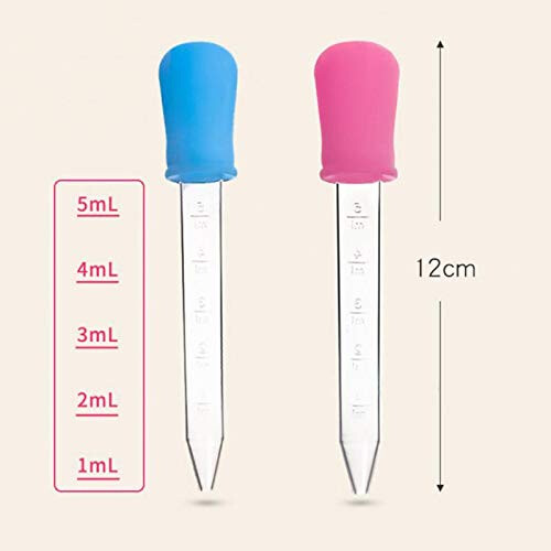Silicone Liquid Droppers, 8 Pcs Clear Plastic Droppers Pipettes Bulb 1