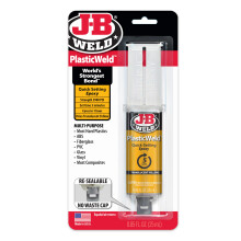 JB Weld 50132UK 50132 JB Plastic Weld Syringe 25ml, Transluscent | qua