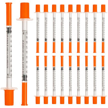 GIONAR 20 Pack 1ml Syringes With Cap, 30gx13mm Needles for Injections, Plastic Measuring Sterile Disposable Thin Injection Needles for Lab, Pet, Glue