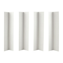 Culpitt 12" Cake Box Extension Corner Cake Cards, Pack of 100, White, Easily Protect Tall Celebration Cakes and Wedding Cakes - Extensions For 25 Box