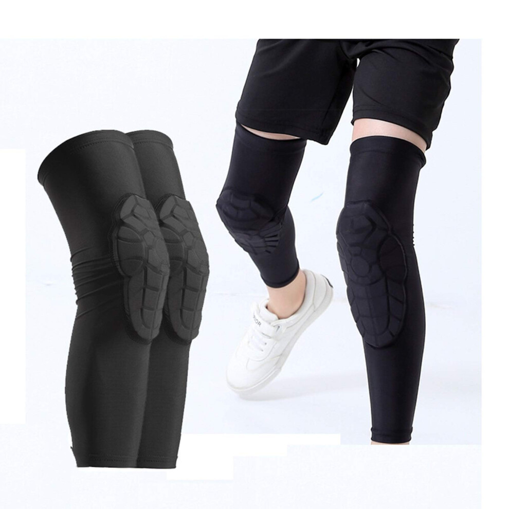 Anticollision Knee Pads For Children, Motorcycle, Eva Honeycomb, Reduce Dispersion (Color: Size: Ym) Ym 2 Black 9412369287694