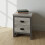 Boston 2 Drawer Bedside Table Grey Bedside Cabinet 1