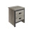 Boston 2 Drawer Bedside Table Grey Bedside Cabinet 2