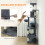 PawHut PawHut Cat Tree, 202cm Cat Tower with 2 Condos, 2 Hammocks, 2 Perches 7
