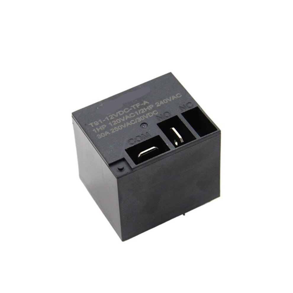 T91 Dc12v 30A 4Pole Spst No Electromagnetic Miniature Power Coil Relay 9365049034135