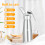 500ml Aluminum Cream Whipper with 3 Tips, Easy Clean, Silver 4